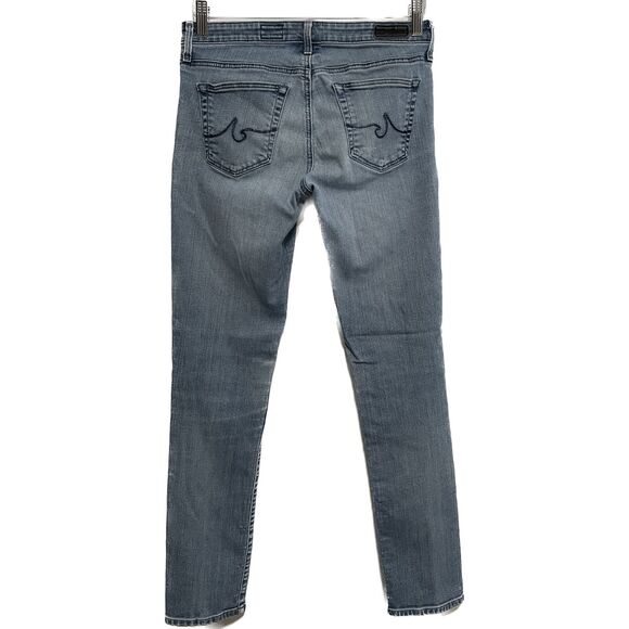 AG Adriano Goldscmied Mid Rise Jeans Stilt Cigarette Leg Ankle Length Denim 27 - Picture 3 of 10